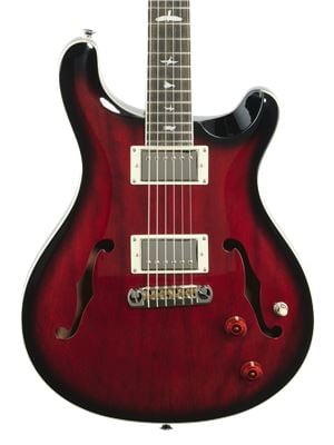 PRS SE Hollowbody Standard Electric Fire Red Burst with Case